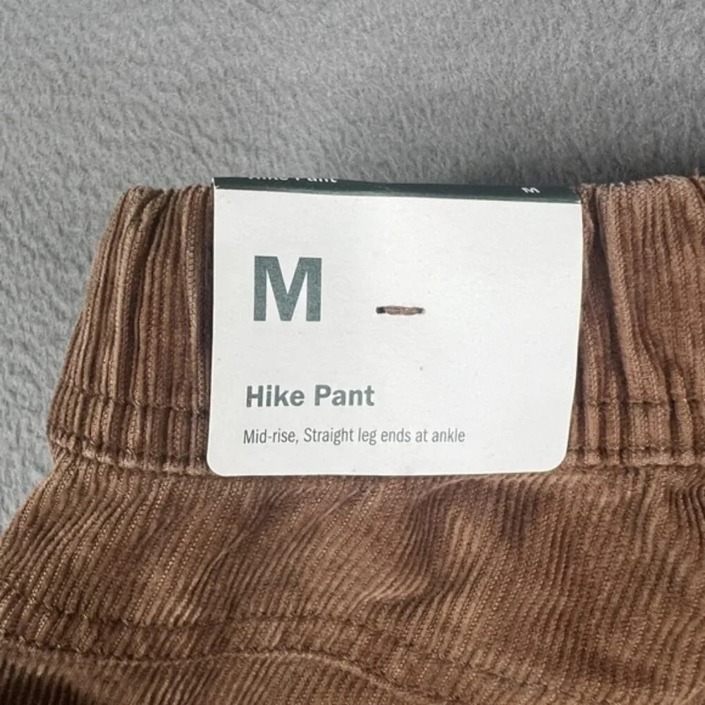 Alpine Design Hike Corduroy Pants Womens Medium Brown Roasted Coffee Outdoor New
